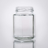 Flaschenbauer- 15x Sechskantgläser 116ml inkl. eines schwarzen Twist-Off Verschluss als Einmachglas, zur Aufbewahrung von Gewürzen oder als kleines Honigglas. - 1