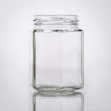 Flaschenbauer- 15x Sechskantgläser 195ml inkl. eines goldenen Twist-Off Verschluss als Einmachglas, zur Aufbewahrung von Gewürzen oder als kleines Honigglas. - 1