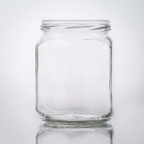 Flaschenbauer- 15x Sechskantgläser 287ml inkl. eines weißen Twist-Off Verschluss als Einmachglas, zur Aufbewahrung von Gewürzen oder als Honigglas. - 1