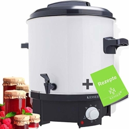 KESSER Einkochautomat 27 Liter | 1800 Watt | Temperatur von 30-100°C | Dauerbetrieb | Abschaltautomatik Einkochvollautomat, Heißgetränkeautomat, Glühweintopf - 1