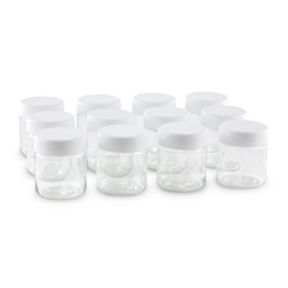 Klarstein Ersatzglas für Gaia Joghurtmaker Ersatzgläser (Schraubverschluss, 12er Set, je 210m) - 1