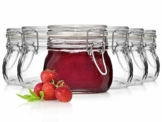 Bormioli 6er Set Bügelverschlussgläser Fido 500 ml Rocco, Vorratsgläser, Drahtbügelgläser, Einmachgläser, Glas, transparent, 6 x 500 ml - 1