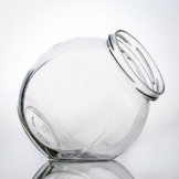 Flaschenbauer- 5X Bonbongläser 870ml inklusive eines silberbedampften Kunststoffverschluss als Vorratsglas, zur Aufbewahrung von Kosmetikartikel oder für eine Candy Bar. - 1