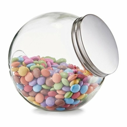 Vorratsglas "Candy" 1200 ml - 15 x 10,5 x 15 cm - Bonbonglas - Dekoglas - 1