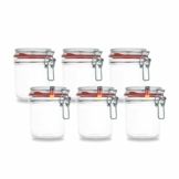 Flaschenbauer - 6 Drahtbügelgläser 530ml verwendbar als Einmachglas und Fermentierglas, zu Aufbewahrung, Gläser zum Befüllen, Leere Gläser mit Drahtbügel - Made in Germany - 1